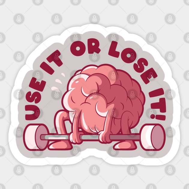 Workout Brain! Sticker by pedrorsfernandes